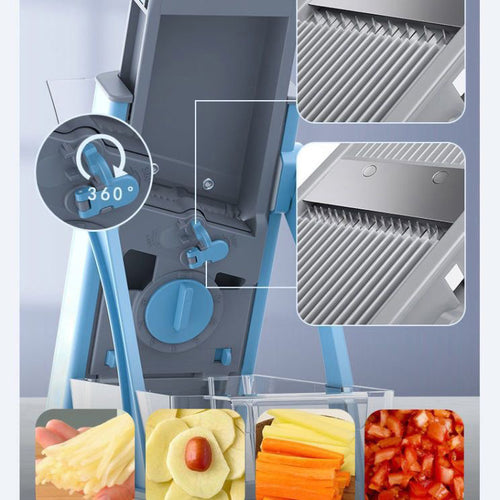 Rebanador Mandolina de Frutas y Vegetales en ABS – Cortes Milimétricos, Fácil y Rápido