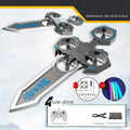Drone Espada Voladora 36cm – Control Remoto, 3 Velocidades, Giro 360°, Material Resistente a Caídas