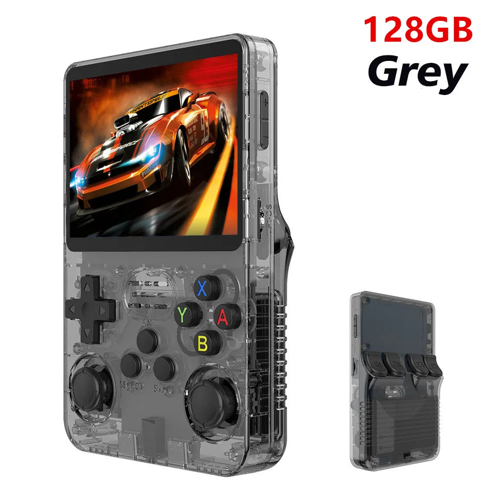 Consola de Videojuegos Retro R36S – Pantalla IPS 3.5", 128GB, Miles de Juegos Incluidos