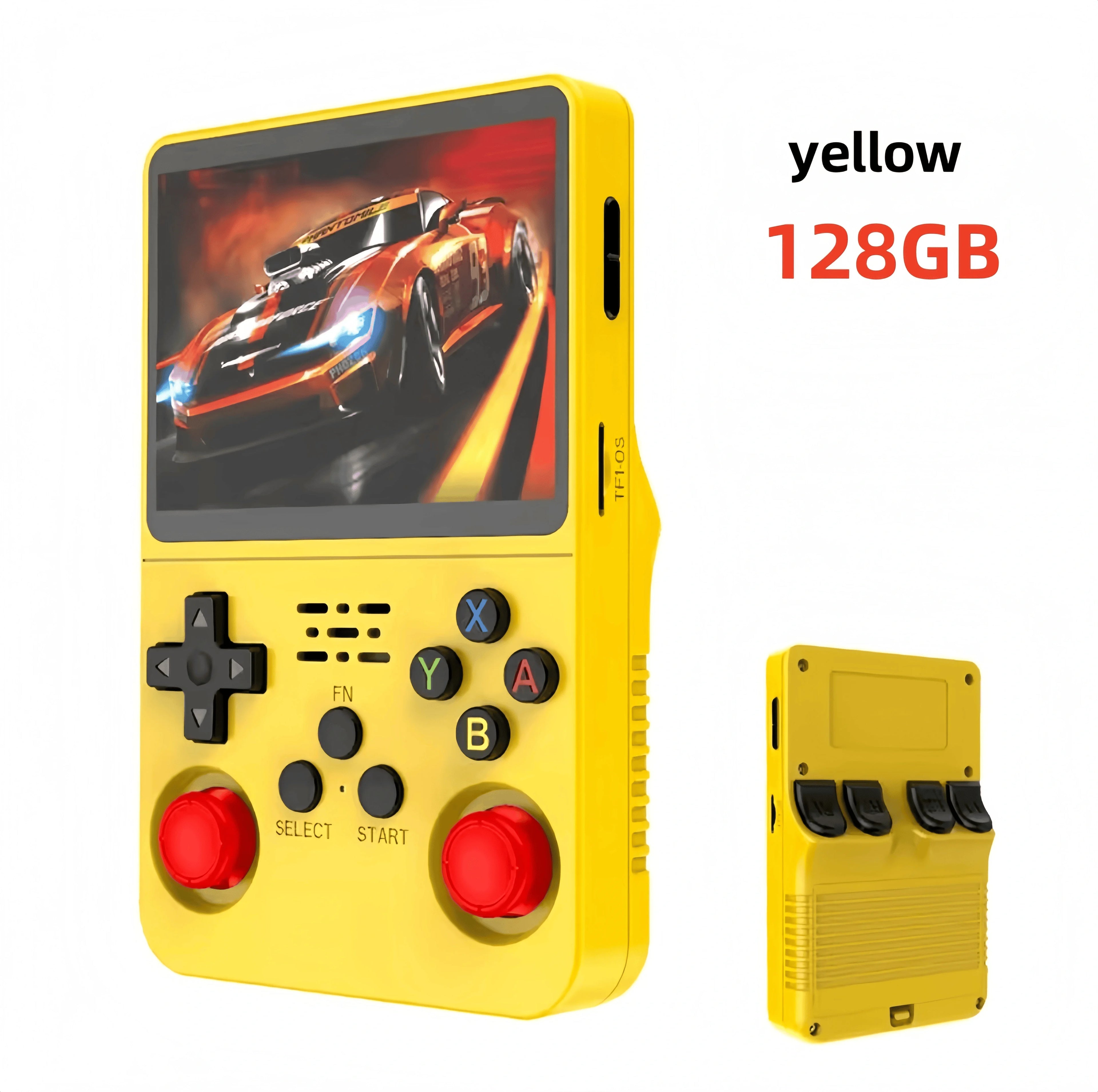 Consola de Videojuegos Retro R36S – Pantalla IPS 3.5", 128GB, Miles de Juegos Incluidos