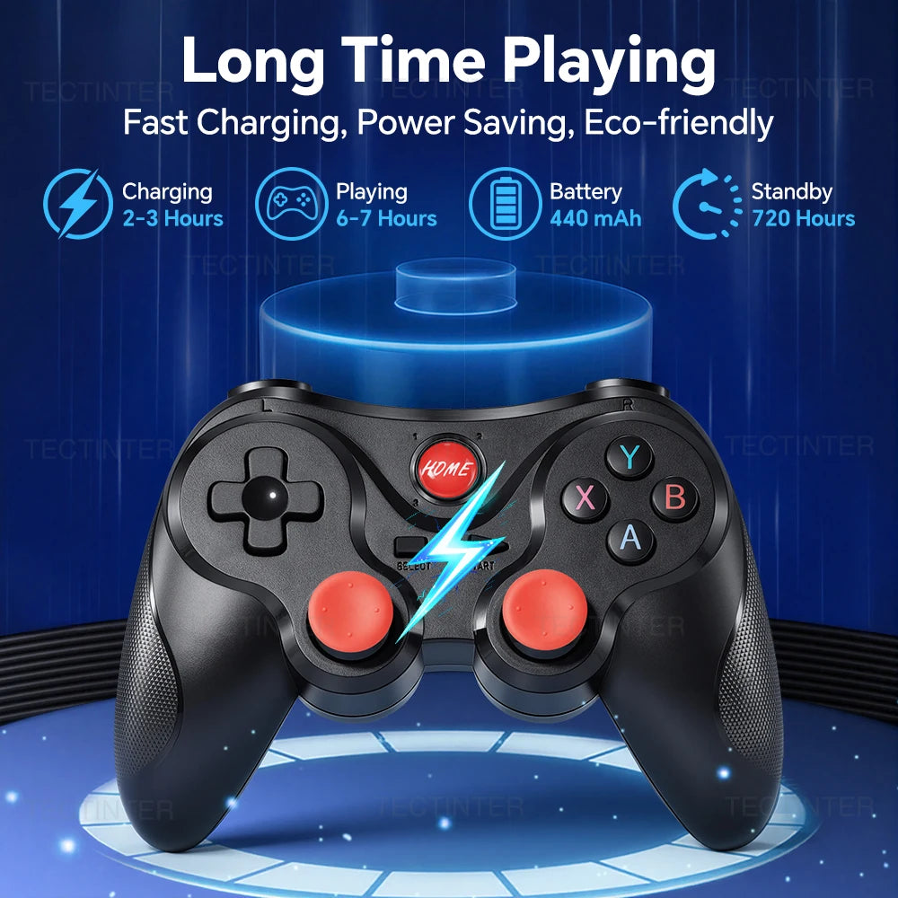 Control Inalámbrico Universal — PS4, PS3, Switch, Android y PC