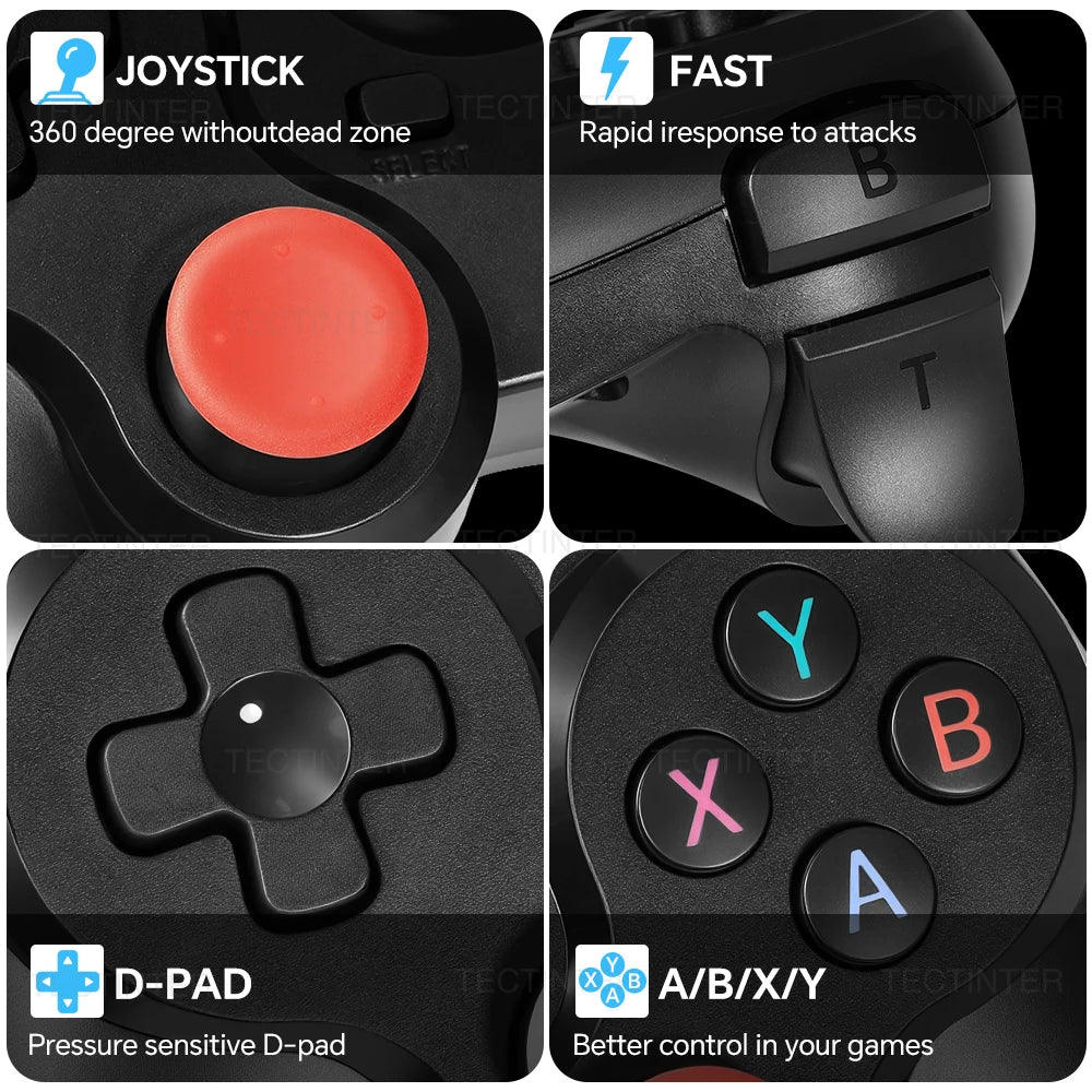 Control Inalámbrico Universal — PS4, PS3, Switch, Android y PC