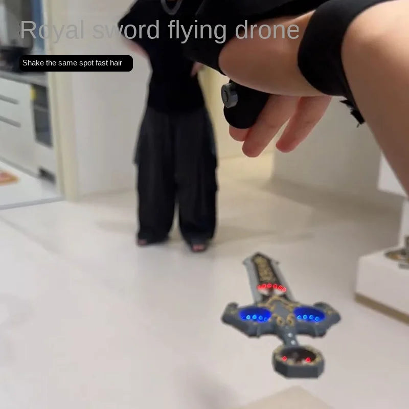 Drone Espada Voladora 36cm – Control Remoto, 3 Velocidades, Giro 360°, Material Resistente a Caídas