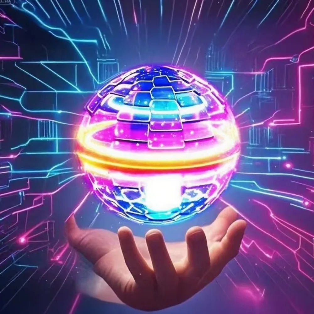 Flying Spinner Ball – Pelota Voladora con Luces LED que Regresa a tus Manos