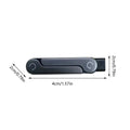 240W 2-in-1 Black/Orange Fast Charging Foldable Bracket Data Cable Type-C to Type-C Data Wire with Phone Tablet Stand