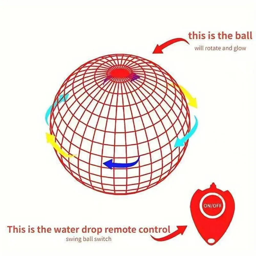 Flying Spinner Ball – Pelota Voladora con Luces LED que Regresa a tus Manos